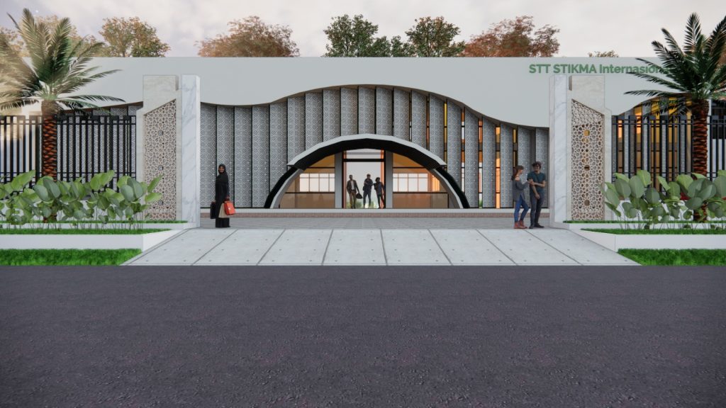 Desain Fesade Kampus STT STIKMA Internasional Dalam Rangka Memperkuat Identitas Kampus Modern Bertaraf Internasional
